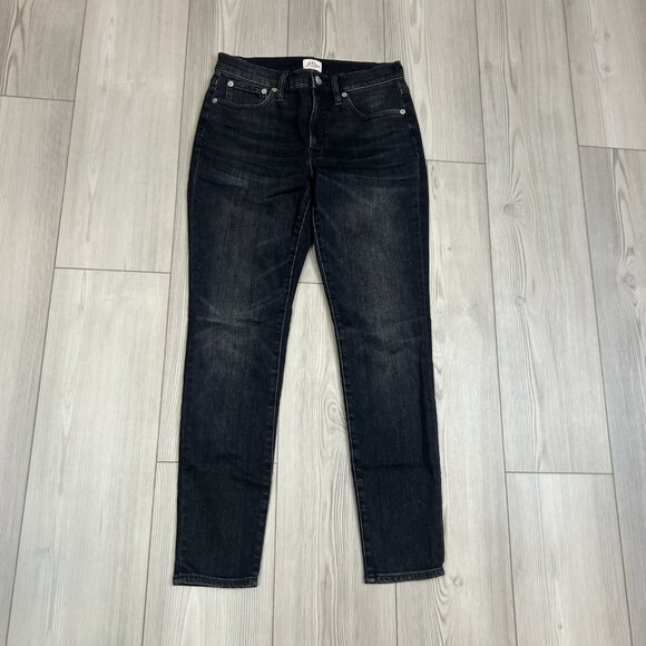 J.Crew denim jeans toothpick Size 27 dark wash skinny STYLE#H2651 - Picture 3 of 12